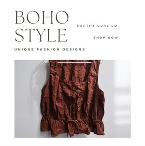 Old Navy Brown Sleeveless Blouse